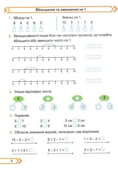 Математика. 1 клас. Робочий зошит в 2-х частинах. Частина 2. Корчевська О. НУШ 1031165871 фото
