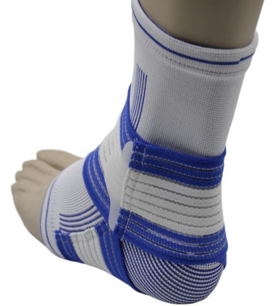 Бандаж на гомілкостоп Power System PS-6009 Ankle Support Pro Blue/White L/XL (1шт.) PS-6009_L/XL_White-Blue фото