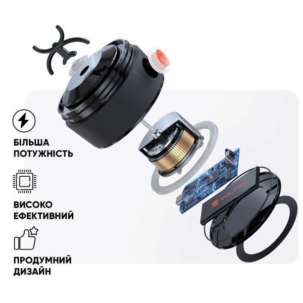 Шейкер спортивний електричний&nbsp;VOLTRX&nbsp;Gallium 700 мл.&nbsp;Tritan Orange Gallium_Orange фото