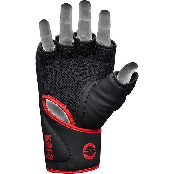 Рукавиці для ММА RDX F6 KARA Matte Red M GGR-F6MR-M фото