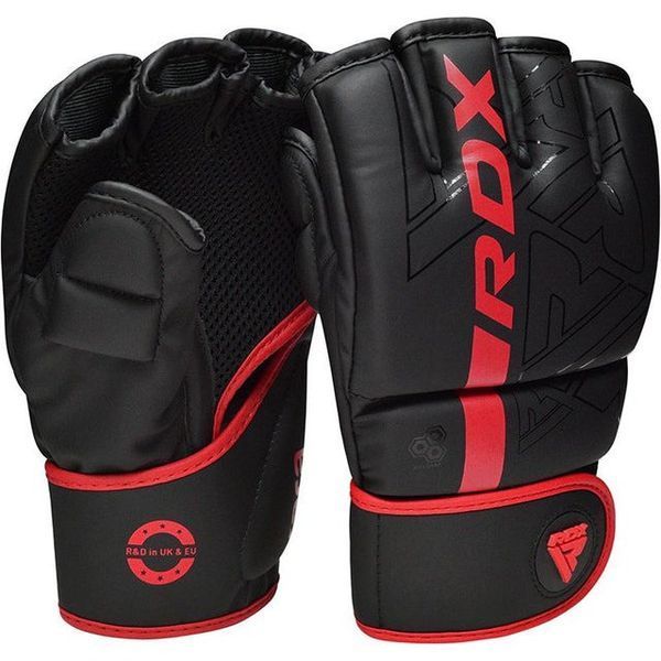 Рукавиці для ММА RDX F6 KARA Matte Red M GGR-F6MR-M фото