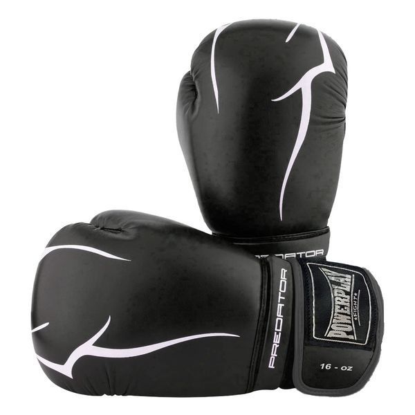 Боксерські рукавиці PowerPlay 3018 Jaguar Чорні 8 унцій PP_3018_8oz_Black фото