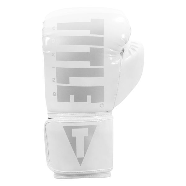 Боксерські рукавиці TITLE Boxing Inferno Intensity Elastic White 18 oz (капа в комплекті) ITGEI 18 oz Wh/Wh фото