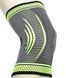 Компресійний наколінник MadMax MFA-284 3D Compressive knee support Dark grey/Neon green S MFA-284_S фото 6