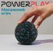 Масажний м'яч PowerPlay PP-4350 Epp Massage Ball (d8) Чорно/Блакитний PP-4350_Cyan_d8 фото 3