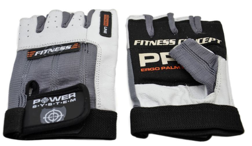 Рукавички для фітнесу Power System PS-2300 Fitness Grey/White XXL PS-2300_2XL_Grey-White фото