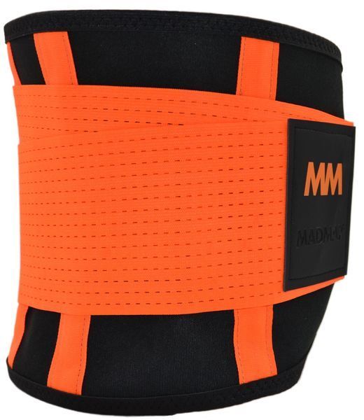 Пояс компресійний MadMax MFA-277 Slimming belt Black/neon orange S MFA-277-ORG_S фото