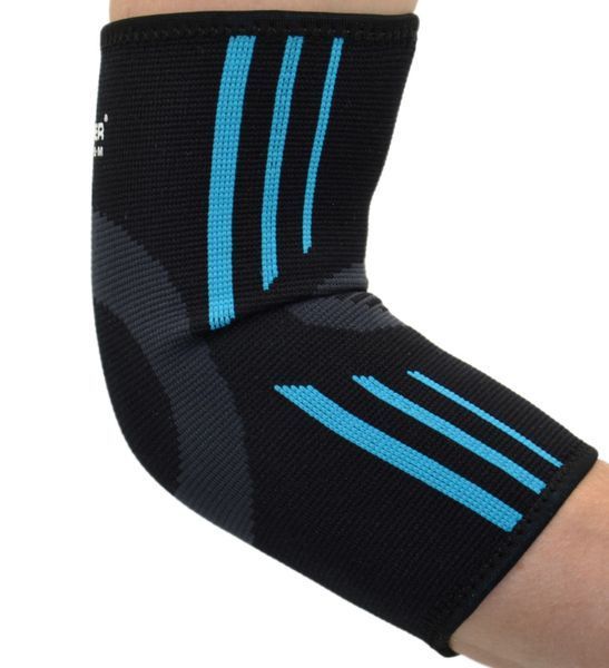 Налокітники Power System PS-6020 Elbow Support Evo Black/Blue (пара) M PS-6020_M_Black-Blue фото