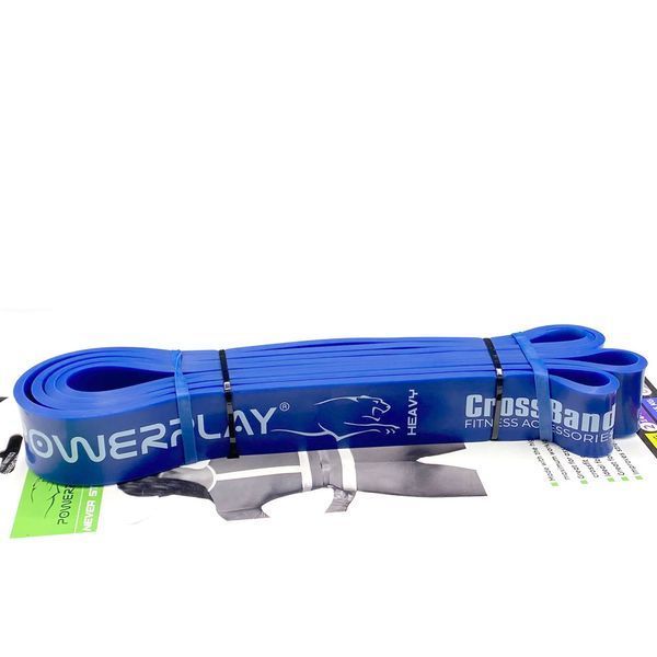 Еспандер-петля (гумка для фітнесу і кроссфіту) PowerPlay 4115 Power Band Синя (20-45kg) PP_4115_Blue_(20-45kg) фото