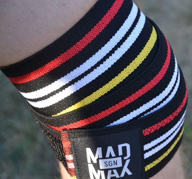 Бинти на коліна MadMax MFA-292 Knee Wraps Black MFA-292-U фото