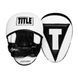 Лапи боксерські TITLE Boxing Attack &ldquo;Big-T&rdquo; Punch Mitts 2.0 White/Black AAPM2 WH/BK фото 1