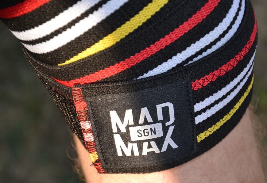 Бинти на коліна MadMax MFA-292 Knee Wraps Black MFA-292-U фото