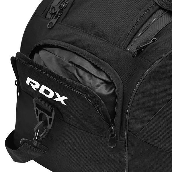Спортивна сумка RDX R1 Duffel Bag with Backpack Straps Black/White GKB-R1BW фото