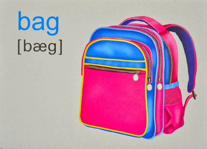 English : flashcards. School things / Набір карток. Ангійська мова. Шкільні речі 1031169054 фото