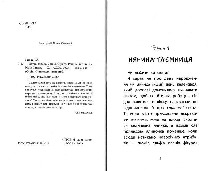 Друга справа Сашка Сірого. Родина для няні 10311022969 фото