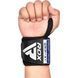 Бинти для зап'ясть (кистьові бинти) RDX GYM WRIST WRAP R11 BLACK/ BLUE WAH-WR11BU фото 4