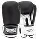 Боксерські рукавиці PowerPlay 3004 Classic Чорно-Білі 16 унцій PP_3004_16oz_Bl/White фото 1