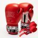 Боксерські рукавиці Leone GN208 ICONIC Red 10 унцій (бинти 4 м. в комплекті) GN208_Red_10oz фото 1