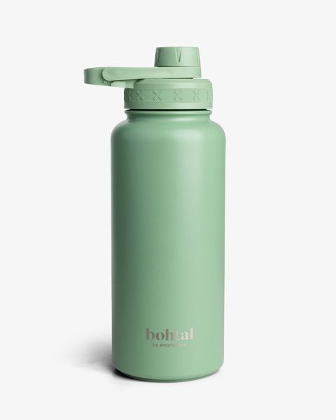 Пляшка для води металева з подвійною вакуумною ізоляцією Bohtal Insulated Sports Bottle 960 ml/32 oz Green 11280201 фото