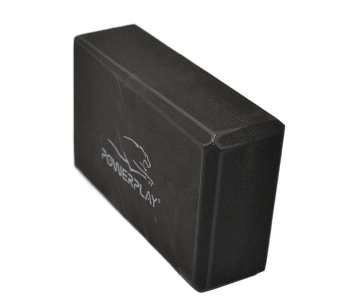 Блок для йоги PowerPlay 4006 Yoga Brick Чорний PP_4006_Black фото