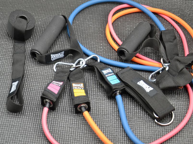 Набір трубчастих еспандерів PowerPlay PP-4101 Expander Tube Set 3шт. (до 18,2 кг.) PP-4101_3set фото