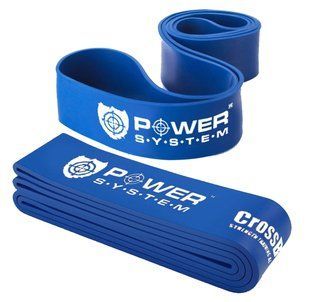 Еспандер-петля (гумка для фітнесу і кроссфіту) Power System PS-4054 CrossFit Level 4 Blue (опір 22-50 кг) PS-4054_Blue фото