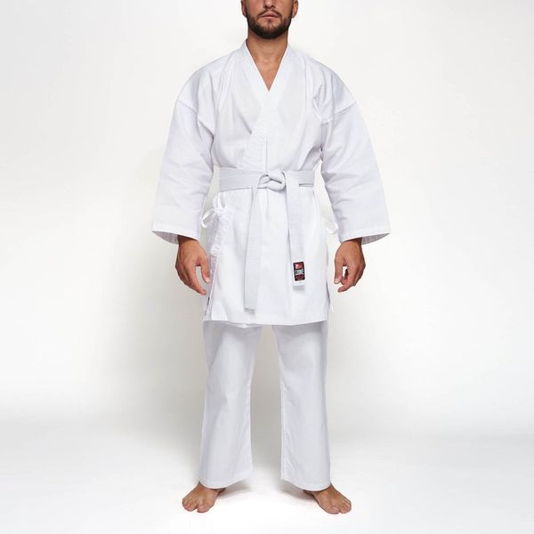 Костюм для карате Leone AB400 для дітей і дорослих, зріст 160 см (карате кімоно) AB400_White_160 фото