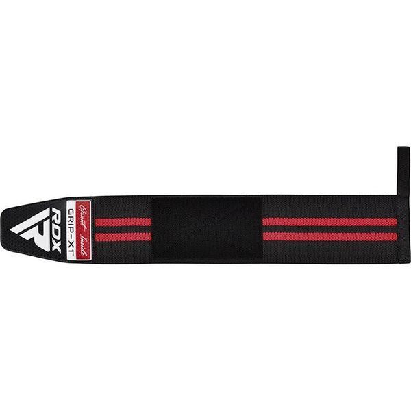 Бинти для зап'ясть (кистьові бинти) RDX GYM WRIST WRAP R11 BLACK/RED WAH-WR11BR фото