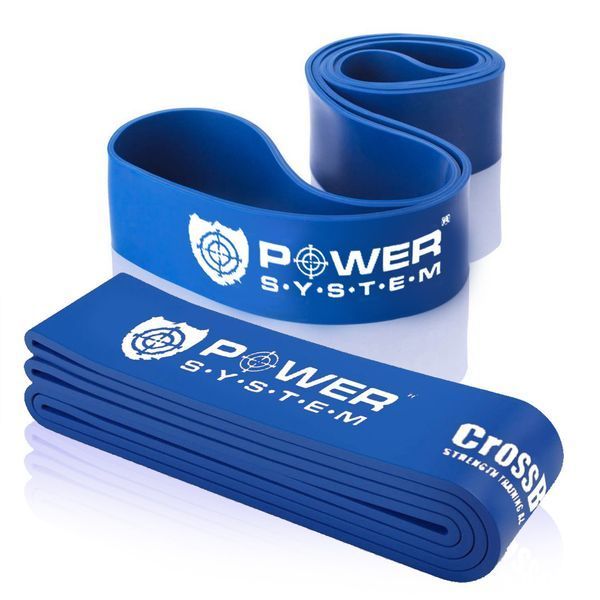 Еспандер-петля (гумка для фітнесу і кроссфіту) Power System PS-4054 CrossFit Level 4 Blue (опір 22-50 кг) PS-4054_Blue фото