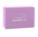 Блок для йоги PowerPlay 4006 Yoga Brick Фіолетовий PP_4006_Violet_Yoga_Brick фото 1