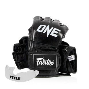 Рукавиці для ММА Fairtex FGV12 ONE Black L FGV12-ONE_L_Black фото