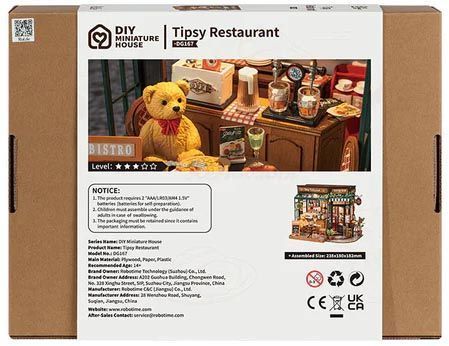 Конструктор 3D міні-будинок Robotime Rolife Coffe&Bar DG167 DG167 фото