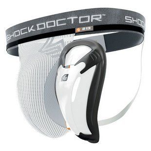 Захист паху Shock Doctor Supporter with Protective Cup - White, XL 213-WH-XL фото