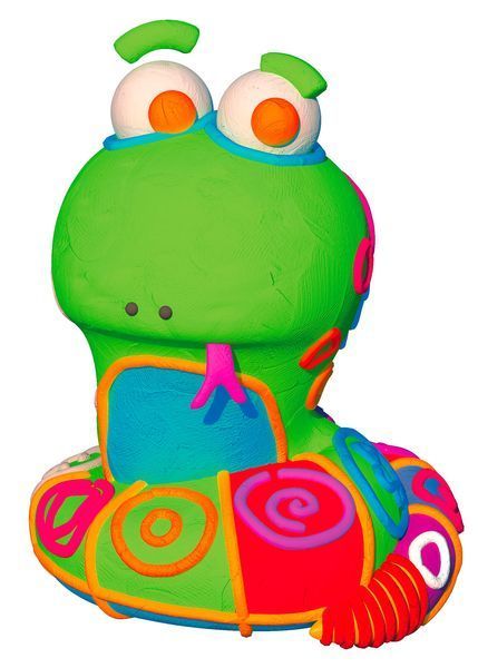 Набір легкого стрибаючого пластиліну Pino Friend Змійка ШЕЙК ТМ Moon light clay 70057 10311006520 фото