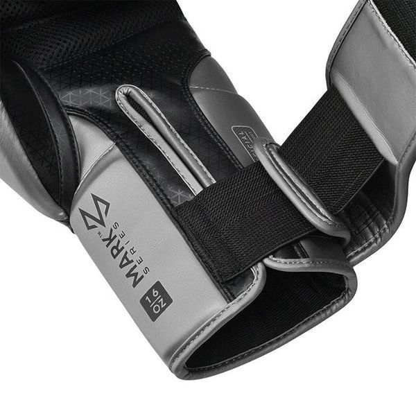 Боксерські рукавиці RDX MARK PRO SPARRING TRI LIRA 2 SILVER-16 унцій (капа в комплекті) BGM-PSTL2S-16OZ фото