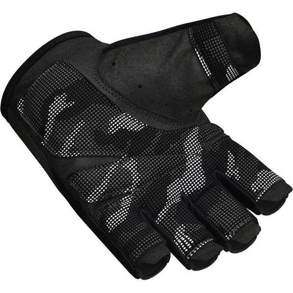 Рукавички для фітнесу RDX T2 Half Black PLUS-S WGA-T2HB-S+ фото