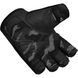 Рукавички для фітнесу RDX T2 Half Black PLUS-S WGA-T2HB-S+ фото 5