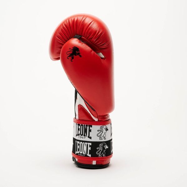Боксерські рукавиці Leone GN208 ICONIC Red 14 унцій (бинти 4 м. в комплекті) GN208_Red_14oz фото