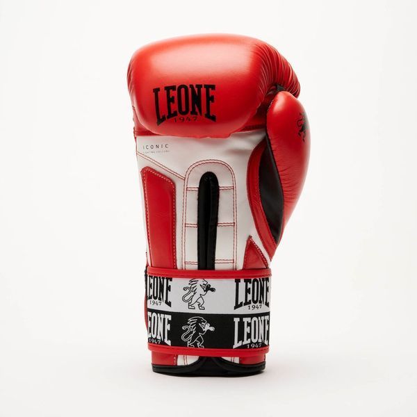 Боксерські рукавиці Leone GN208 ICONIC Red 14 унцій (бинти 4 м. в комплекті) GN208_Red_14oz фото