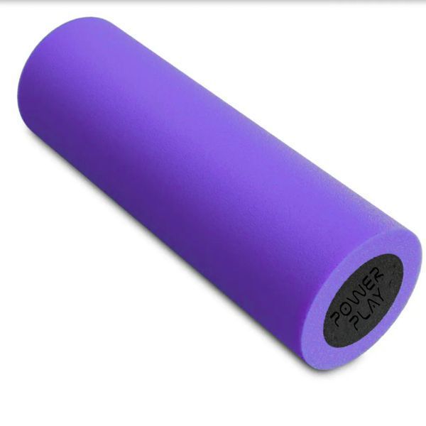 Масажний ролик (роллер) гладкий PowerPlay 4021 Fitness Roller Чорно-фіолетовий (30x15см.) PP_4021_BL/Purple_(30*15) фото