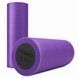 Масажний ролик (роллер) гладкий PowerPlay 4021 Fitness Roller Чорно-фіолетовий (30x15см.) PP_4021_BL/Purple_(30*15) фото 1