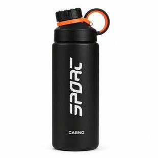 Пляшка для води CASNO 800 мл KXN-1242 Чорна KXN-1242_Black фото