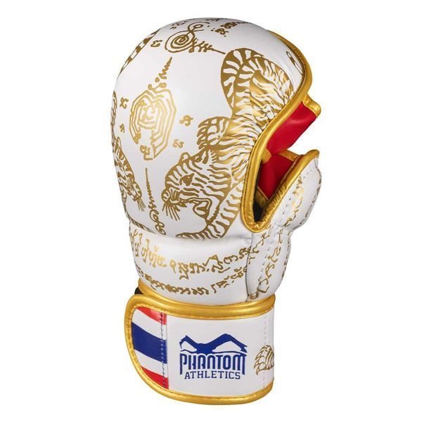 Рукавиці для ММА Phantom Muay Thai White Gold S/M PHMMAG2706-SM фото