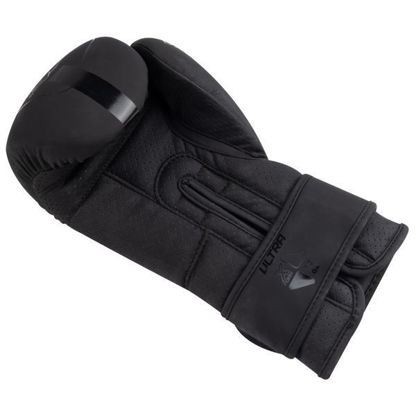 Боксерські рукавиці PowerPlay 3024 Ultra Mat Чорні 14 унцій PP_3024_14oz_Black фото