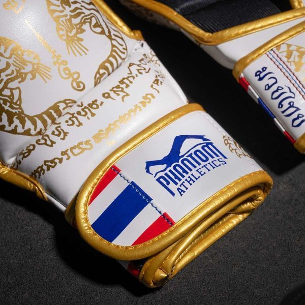 Рукавиці для ММА Phantom Muay Thai White Gold S/M PHMMAG2706-SM фото