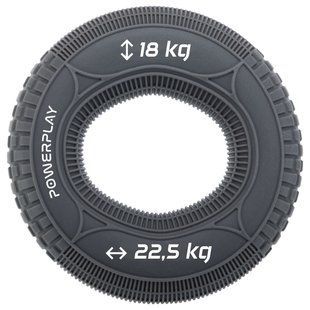Еспандер кистьовий силіконовий PowerPlay PP-4330 Hand Grip Loops Medium 18-22,5 кг. Сірий PP_4330_Grey_(18-22.5kg) фото