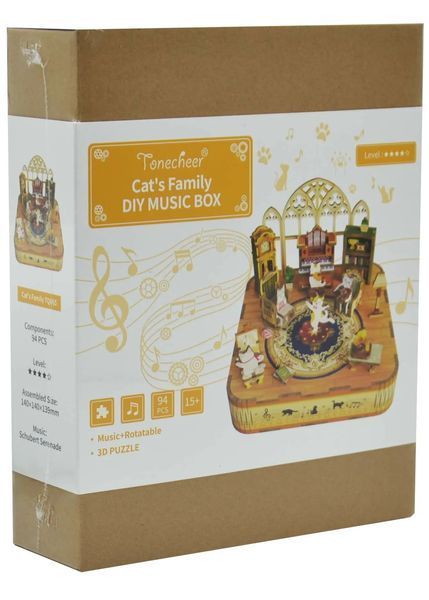 Конструктор 3D міні-будинок Tonecheer Cat's Family TQ065 TQ065 фото