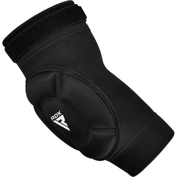 Налокітники спортивні RDX Hosiery Elbow Foam Black/White S HYP-EBW-S фото