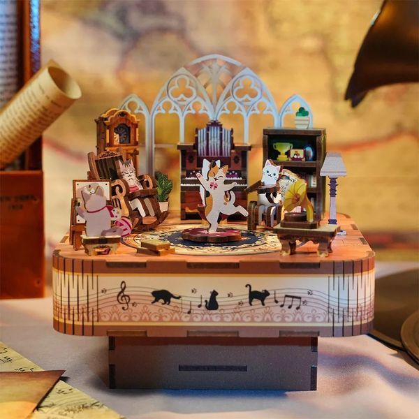Конструктор 3D міні-будинок Tonecheer Cat's Family TQ065 TQ065 фото