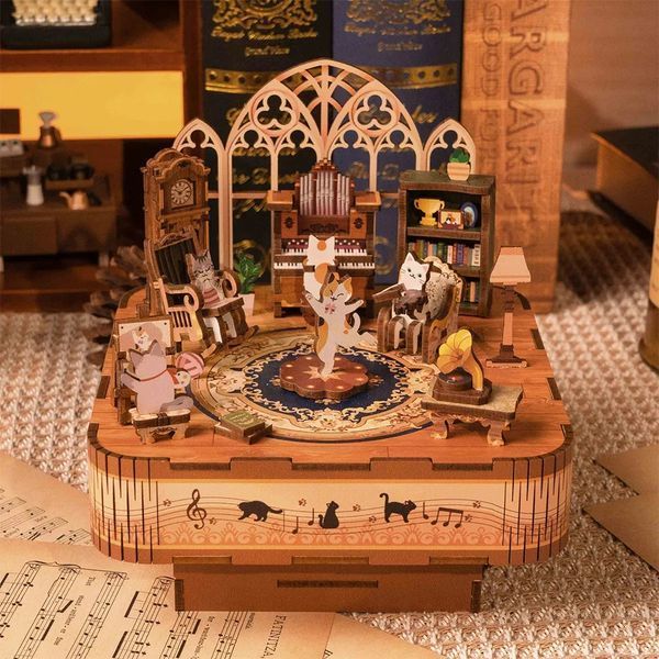 Конструктор 3D міні-будинок Tonecheer Cat's Family TQ065 TQ065 фото
